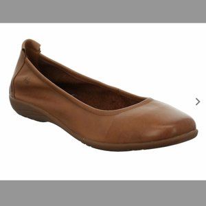JOSEF SEIBEL Fenja 01 Brown Leather Flats